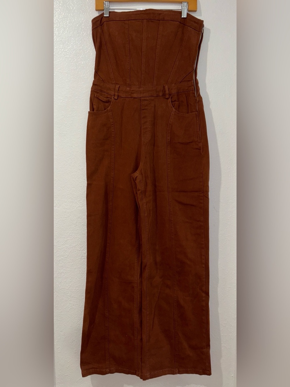 Fashion Nova Brown Jumpsuit - Picture 4 of 7